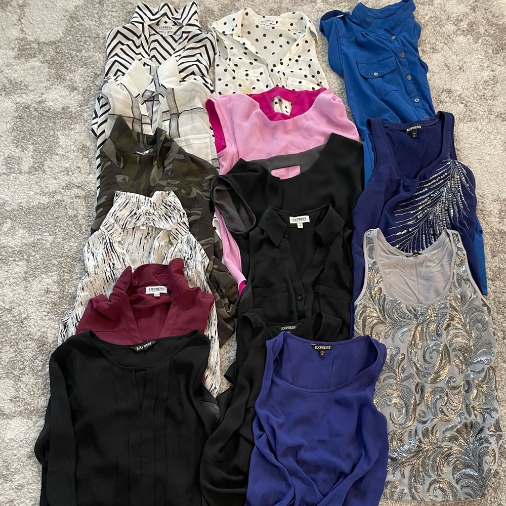 Express tops $10-$15 EACH